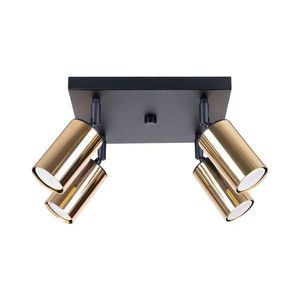 SL.1386 - Bodové svietidlo WINX 4xGU10/10W/230V čierna/zlatá SL.1386 vyobraziť