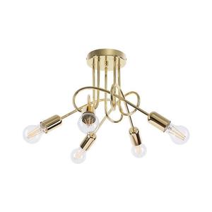 SL.1438 - Prisadený luster LOOP 5xE27/15W/230V zlatá SL.1438 vyobraziť