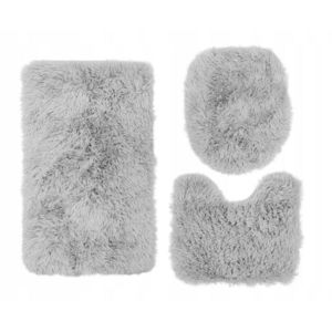 Kúpeľňová sada kobercov MEGAN III svetlo šedá vyobraziť