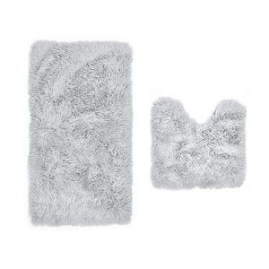 Kúpeľňová sada kobercov MEGAN svetlo šedá vyobraziť