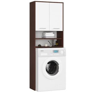 Kúpeľňová skrinka nad práčkou Fin wenge/biela vyobraziť