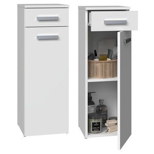 Kúpeľňová skrinka Nel V DS biela vyobraziť