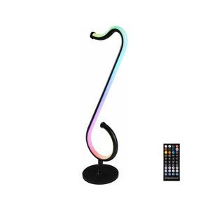 LED RGBW Stmievateľná stolná lampa NUTKA LED/15W/5V čierna + diaľkové ovládanie 326881 vyobraziť
