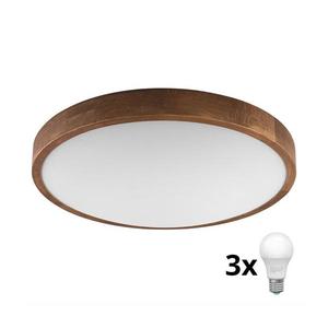 Brilagi - LED Stropné svietidlo CARVALHO SLIM 3xE27/60W/230V dub čerešňa pr. 47 cm 8590828607151 vyobraziť