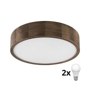 Brilagi - LED Stropné svietidlo CARVALHO 2xE27/60W/230V dub orech pr. 37 cm 8590828607175 vyobraziť