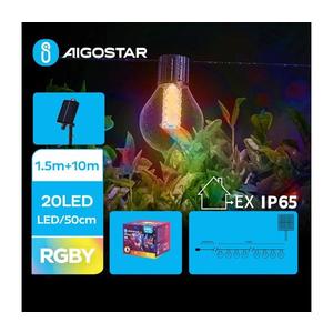 B.V. - LED Solárna vianočná reťaz 20xLED/8 funkcií 11, 5m IP65 multicolor B10201OO6 vyobraziť