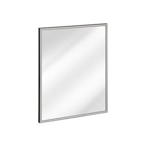 Kúpeľňové zrkadlo Madera s LED osvetlením 68x83 cm čierne vyobraziť