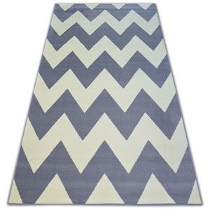 Kusový koberec BCF BASE ZICK 3963 CIKCAK sivý vyobraziť