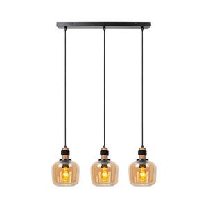 Lucide 45408/03/62 - Luster na lanku ILONA 3xE27/40W/230V čierna/béžová 45408/03/62 vyobraziť