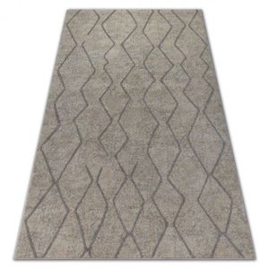 Kusový koberec SOFT CIKCAK krémovo-béžový vyobraziť