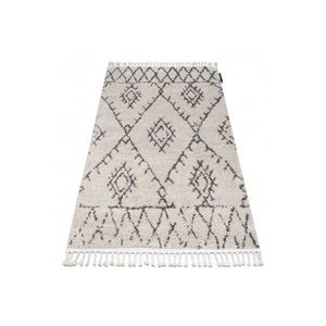 Kusový shaggy koberec BERBER FEZ krémový vyobraziť