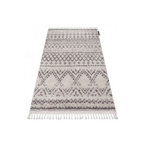 Kusový shaggy koberec BERBER RABAT krémový vyobraziť