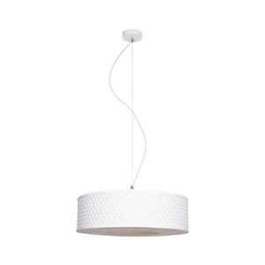 HEXE Luster na lanku GARDA 1xE27/60W/230V pr. 40 cm biela 0291 vyobraziť