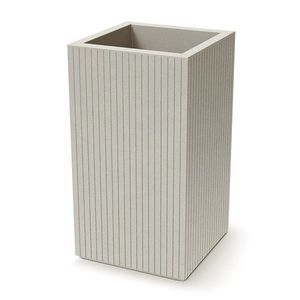 Květináč Coros Square High 40 cm pískový vyobraziť