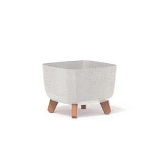 Květináč GRACIE SQUAT ECO bílý vyobraziť