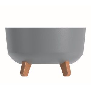 Kvetináč Gracyeen svetlosivý vyobraziť