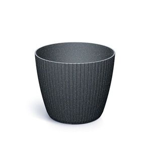 Květináč LAMIE ECOWOOD antracitový vyobraziť