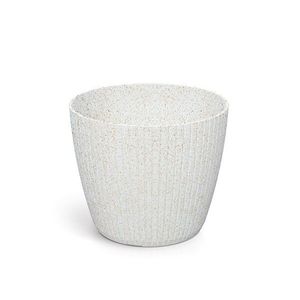 Květináč LAMIE ECOWOOD bílý vyobraziť