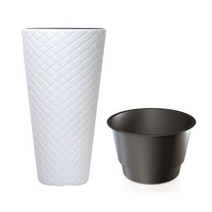 Kvetináč Long Matuba biely vyobraziť