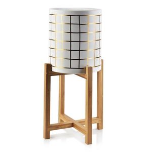 Kvetináč na stojane Ava II biely/zlatý vyobraziť