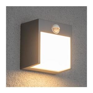 Brilagi -LED Vonkajšie nástenné svietidlo so senzorom TERNI LED/12W/230V šedá IP44 WO-HR60421S-OEM-SA vyobraziť
