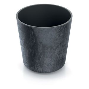 Květináč NURBI ROUNDED BETON EFFECT antracit vyobraziť