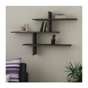 Nástenná polica LEO 80, 5x123 cm antracit 776HMS1727 vyobraziť