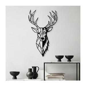 Nástenná dekorácia 42x70 cm jeleň kov 891TNL2355 vyobraziť