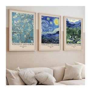 SADA 3x Obraz vo fotorámčeku 50x70 cm Vincent van Gogh 693BSE1978 vyobraziť