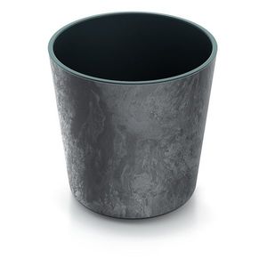 Květináč NURBI ROUNDED BETON EFFECT tmavě šedý vyobraziť
