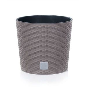 Kvetináč Rato Knitted svetlohnedý vyobraziť