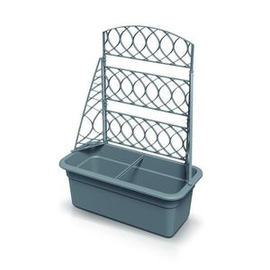 Květináč s pergolou Blomas 58 cm šedý vyobraziť