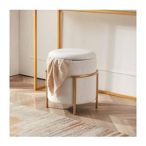 Eglo 424135 - Taburet MASHIKE 46x41 cm biela/zlatá 424135 vyobraziť