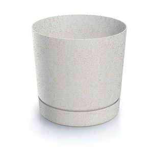 Květináč TUBOS P ECO WOOD bílý matný vyobraziť