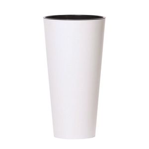 Kvetináč Tubus Slimmer biely matný vyobraziť