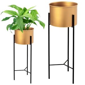 Kvetinový stojan Tabita zlatý vyobraziť
