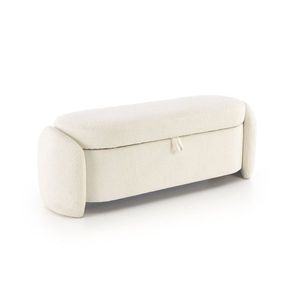 Lavice Ficaria bouclé krémová vyobraziť