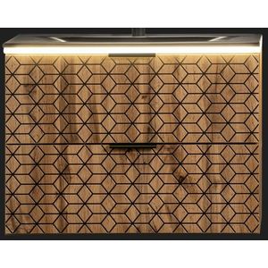 LED podsvícení Rama Diamond 80 cm chrom vyobraziť