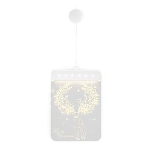 LED svetelná ozdoba na okno DEER biela vyobraziť