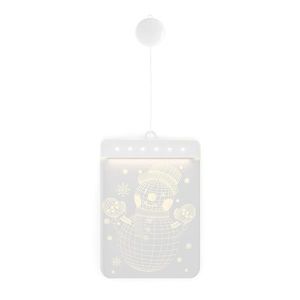 LED svetelná ozdoba na okno SNOWMAN biela vyobraziť