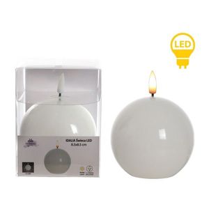 LED svíčka IDALIA BEAD 11 cm bílá vyobraziť