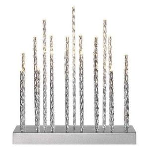 LED svietnik Derta s časovačom 28, 5 cm teplá biela vyobraziť