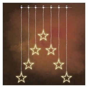 LED vánoční závěs se sedmi hvězdami Dima teplá bílá vyobraziť