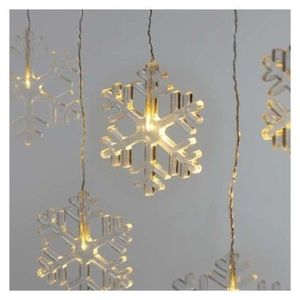 LED vánoční závěs Snowflakes 84 cm teplá bílá vyobraziť