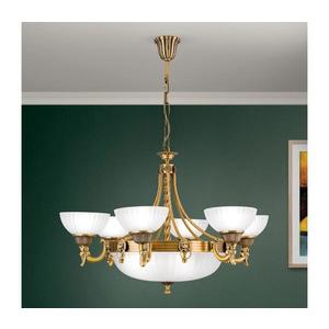 Orion LU 1689/6+3 - Luster na reťazi ROCCA 9xE27/60W/230V pr. 75 cm bronz/biela LU 1689/6+3 bronze vyobraziť