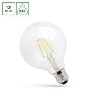 LED žiarovka GLOBE E-27 230V 8W neutrálna biela vyobraziť