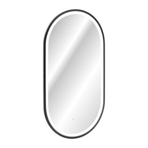 LED zrcadlo APOLLO 2 50x90 cm černé vyobraziť