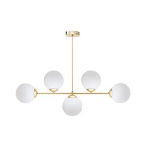 HEXE Luster na tyči FIRA 5xE27/60W/230V zlatá 0778 vyobraziť