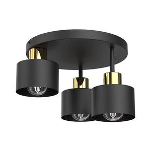 Stropné svietidlo PARKLA 3xE27/15W/230V čierna/zlatá 9855 vyobraziť