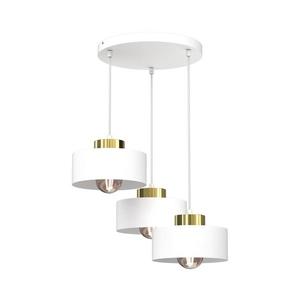 Luster na lanku MARTI 3xE27/15W/230V biela/zlatá 9850 vyobraziť